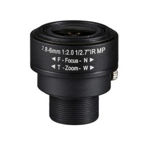 Cheap 1/2.7&quot; 2.8-6.0mm 3Megapixel F2.0 S-Mount M12x0.5 mount Fixed IRIS Manual Zoom lens Vari-focal IR Lens for sale