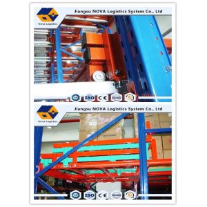 Metal Push Back Industrial Racking Systems ISO9001