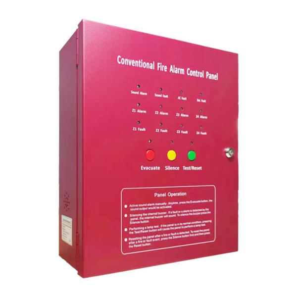 Quality 4-Zone Upgraded Conventional Fire Alarm Panel - Custom Metal Build for Ultimate Fire Safety wholesale