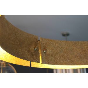 Chrome Finish Crystal Chandelier with Ceiling Mount