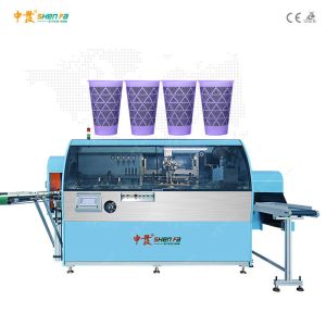 One To Six Color Fan Shaped Servo Screen Printing Machine Full Automatic