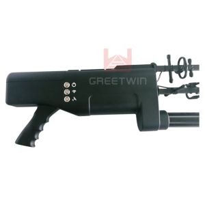Digital Gun Style Drone Signal Jammer With Radio Frequency , 1500m Jamming Range