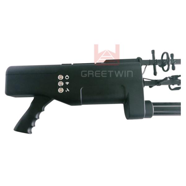 Quality Digital Gun Style Drone Signal Jammer With Radio Frequency , 1500m Jamming Range wholesale
