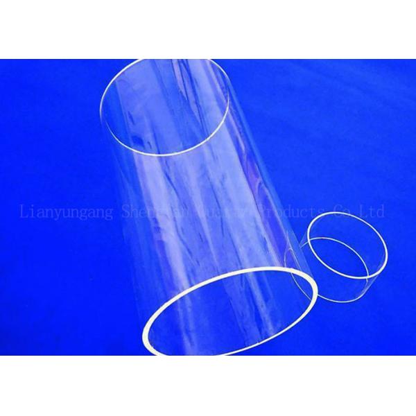 Quality Precise Dimension Glass Fused Quartz Tube Transparant 100-400 OD Uv Protection Silica wholesale
