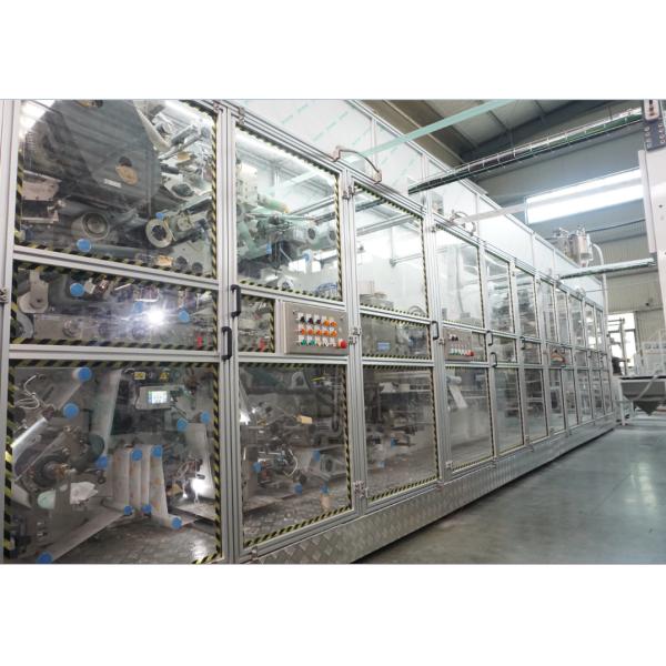 Quality Laminated Nonwoven 0.8 Mpa Baby Diaper Making Machine With Elastic Waistband wholesale