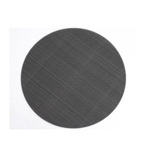 Plain Weave Iron Wire Mesh , Black Steel Mesh 16 Mesh 0.45mm Uniform Aperture