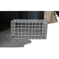 Welded Gabion Wire Mesh Baskets with Galvanized Iron Wire and Wire Gauge 3-6mm