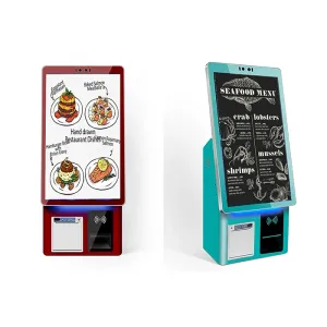 Self Service Self Ordering Kiosk With Android/Windows Capacitive Touchscreen For