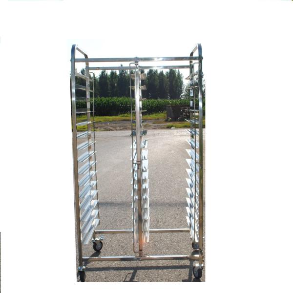 Quality 304 Custom Ss Tray Rack Trolley For Herbal Drying Metal Tray Trolley wholesale