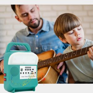 Mini Radio Solar Home Lighting System With Torch Home Kit Power Bank