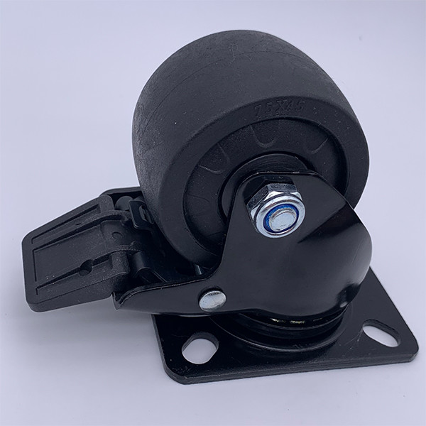 Quality Low Gravity Center Extra Witdh Nylon Wheel Caster Top Plate 65mm wholesale