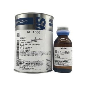 China Shin-Etsu KE-1606 High Transparency Addition Cure Silicone Rubber for Mold Making with 3-Hour Working Time and 4.3 MPa Tensile Strength on sale
