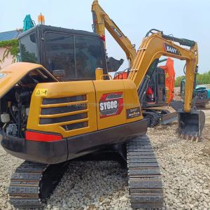 Sany SY60C Excavator Used with Excellent Performance and Original Hydraulic