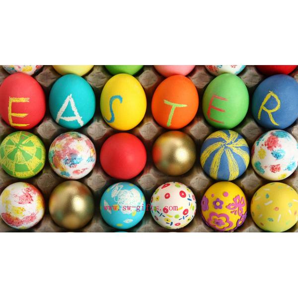 Easter Eggs Plastic Bright Egg Assortment DIY Decoration Assortment Toy