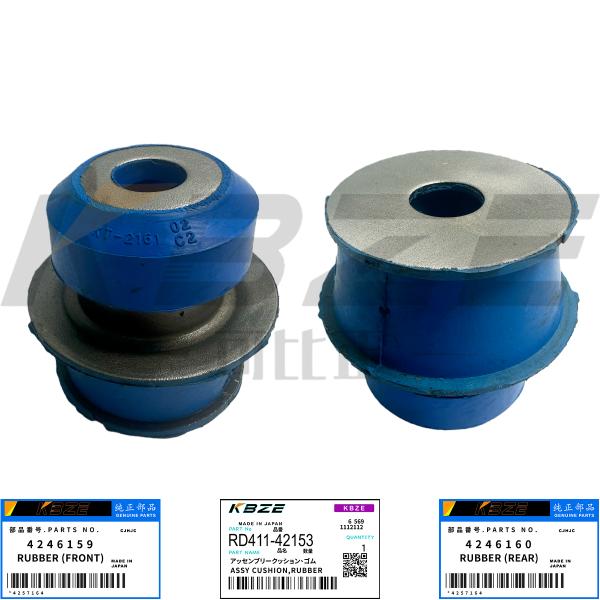 Quality KBZE RD411-42153 KUBOTA V2203 V2403 & ISUZU 3AB1 ENGINE 4246159 4246160 MOUTING RUBBER FITS U45 U50 KX121 KX161 HITACHI EX50UR wholesale