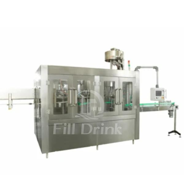 Economical 30000BPH Glass Bottle Juice Filling Machine With Motor Conveyor
