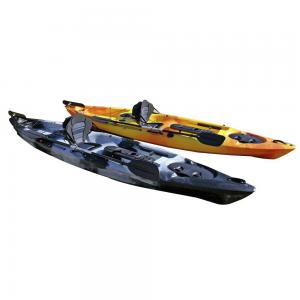 Cheap Fishing Kayak For Sale 13ft Length Rowing Boat For Fisher Solo 1 Person for sale