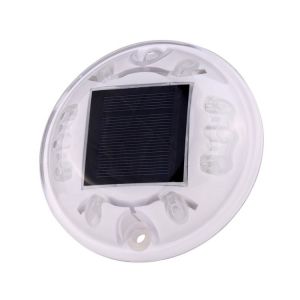 China LED Cat Eye Round Solar Road Stud in Blue with High Intensity Reflective Tape and PVC on sale