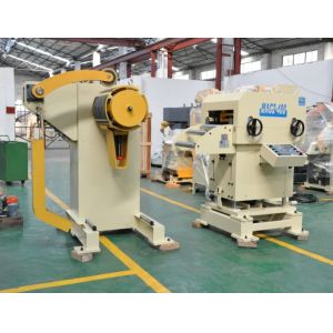 3.2mm Thickness Metal Sheet Decoiler Straightener 3 In 1 Feeder For Press