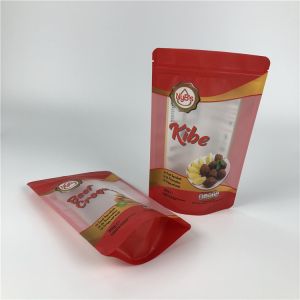 Mini quantity digital printing pouch cookie snack jerky beef packaging stand up