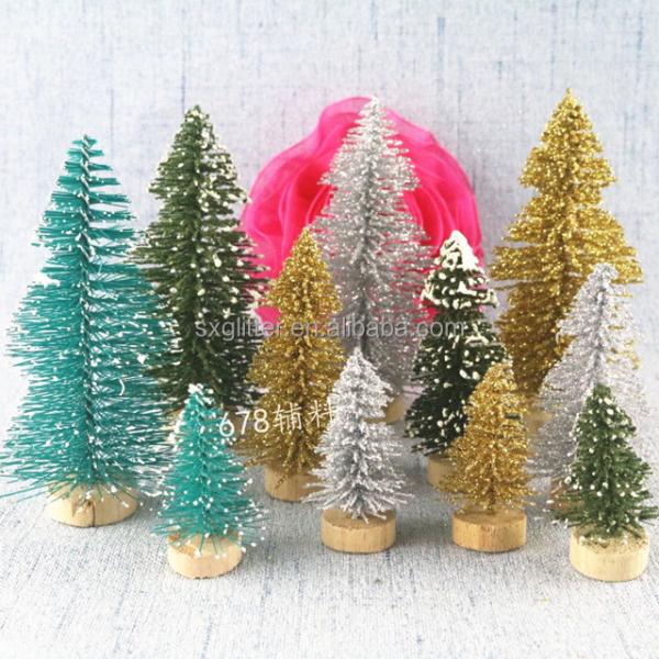 Bring the Magic of the Season to Your Home with our Handcrafted Glitter Christmas Tree 6cm