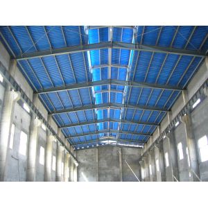 5-28mm Thickness Steel Structure Building with SA 2.5 Shot Blasting Level and