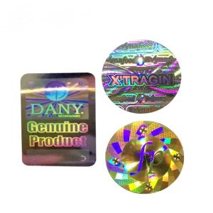 3D Laser Hologram Stickers Holographic Custom Logo Sticker Printed