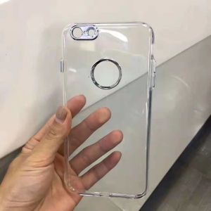 TPU+ABS Color Clear Metallic Button Protective Case Back Cover For Xiaomi A2