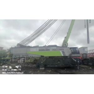 Second Hand 400 Ton Crawler Crane With 66m Maximum Lifting Height Low Energy