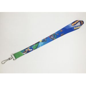 Lovely Cartoon Dye Sublimation Lanyards For Kids With Swivel Hook