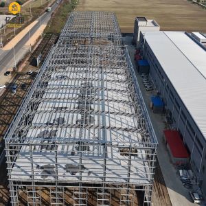 Multi Storey Large Span Customized Prefabricated Steel Structure Warehouse