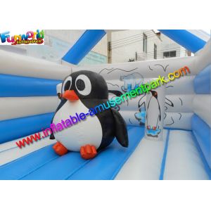 Funny Big Custom Penguin Inflatable Jumping House 5m x 4m x 3.5m