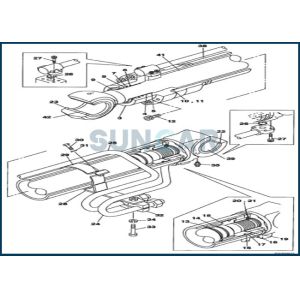 China LZ008420 Boom Cylinder Service Kit Fits CNH Excavator CX290B CX300C on sale