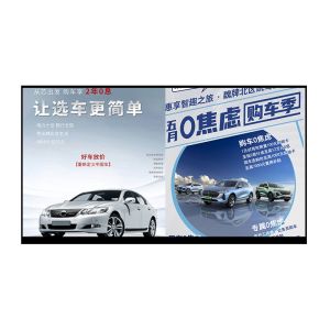 Full HD Advertising Screen with 4K Ultra HD Resolution Vertical LCD Panel Stand