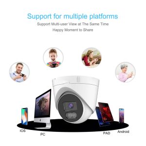 Customized 3MP 5MP 8MP easy to install night vison outdoor cctv camera dome POE