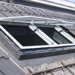 Customized Flat Roof Aluminum Skylight Insulating Glass for Horizontal Opening