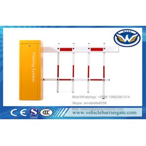 Two Fencing Automatic Parking Barriers Vehicle Access DZ-130 Boom Gate Yellow