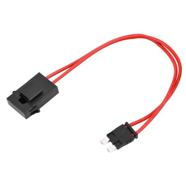 Quality Medium Car Fuse Holder Connector 16 Gauge Red Wire Cable Wiring Extension Tester For Automotive Circuits Hard To Reach Fusebox wholesale