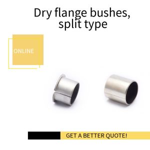 Dry Sliding Bushing Butt Joint Flange Size Bushes