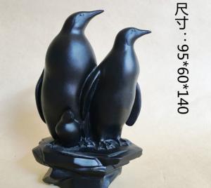 China Black Crystal Dolphin Figurines / Custom Transparent Glass Dolphin Figurine on sale