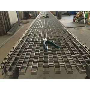 Large Hole Size Strong Edge Stainless Steel Mesh Conveyor Belt For Washing Systems