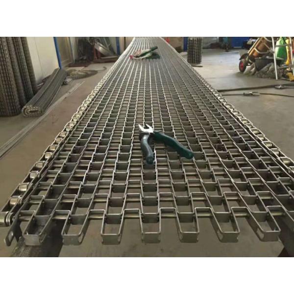 Quality Large Hole Size Strong Edge Stainless Steel Mesh Conveyor Belt For Washing Systems wholesale