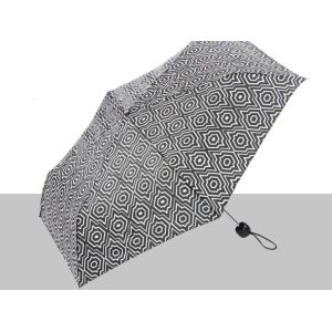 21 Inch Folding Manual Open Umbrella Printed Pattern Plastic Cap / Tips