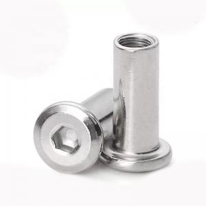 China Stainless Steel Docking Rivet Album Docking Screw Rivet Male And Female on sale