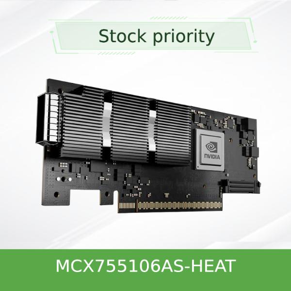 Nvidia ConnectX-7 MCX755106AS-HEAT Network Card with PCIe Gen5 OSFP56 Interface