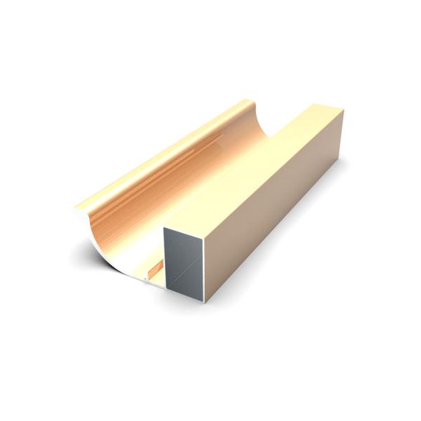 Quality High Glossy Shower Room Golden T3 Polished Aluminium Profile wholesale