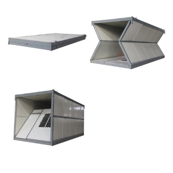 Easy-to-Assemble 20ft Folding Container House with Bathroom and Galvanized Steel