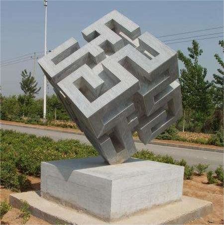 Quality Stainless Steel Abstract Mirror Sculpture 2 Meters High Customized wholesale