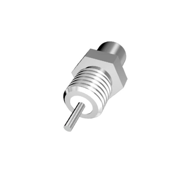 Straight Female MMCX RF Connector 50Ω Impedance With Silicone Rubber Sealing Ring