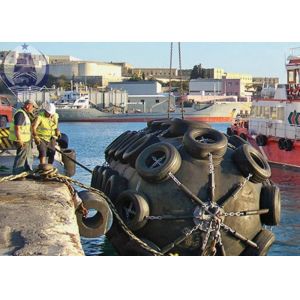 Jetty Inflatable Marine Rubber Fender Anti - Explosion For Boat Mooring